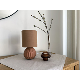 Charlotte bordslampa terracotta